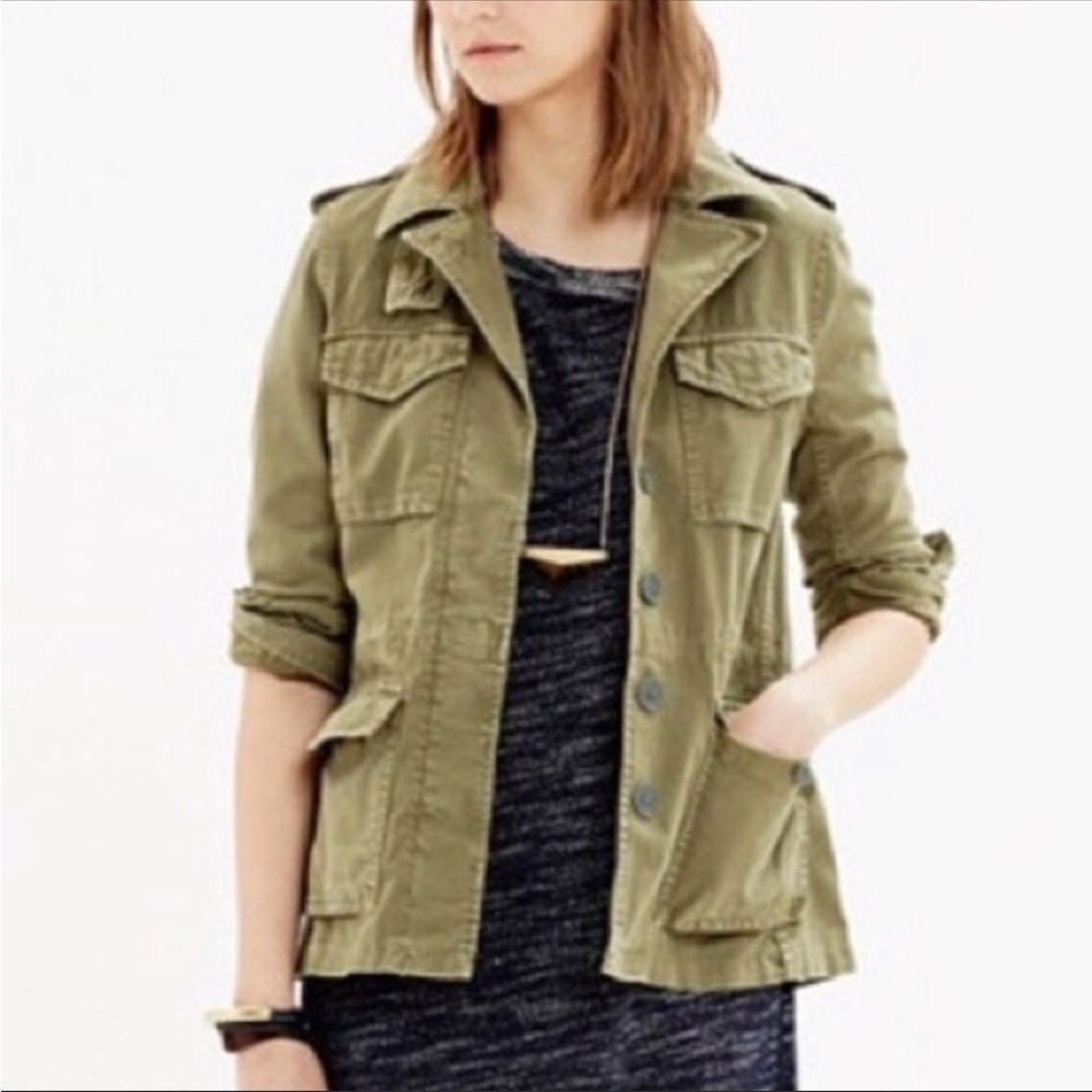 Madewell | Olive Green Utility Jacket | Sz S